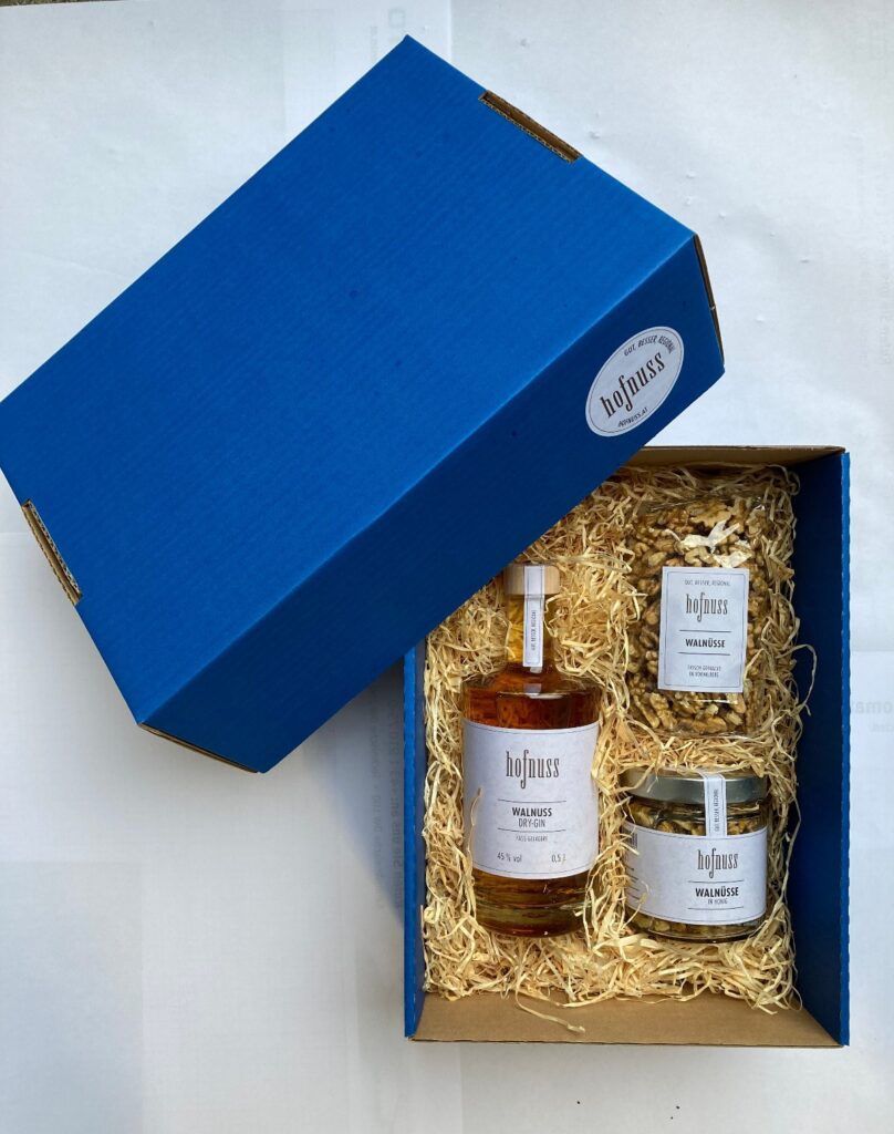 Geschenkbox blau